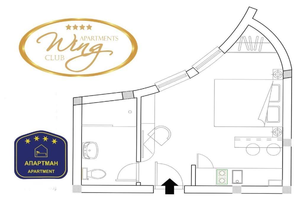 Wing Club Dajana Aparthotel Jagodina Exteriör bild